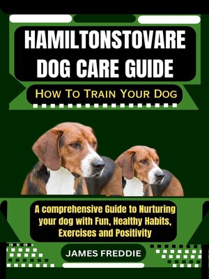 cover image of Hamiltonstovare Dog care guide